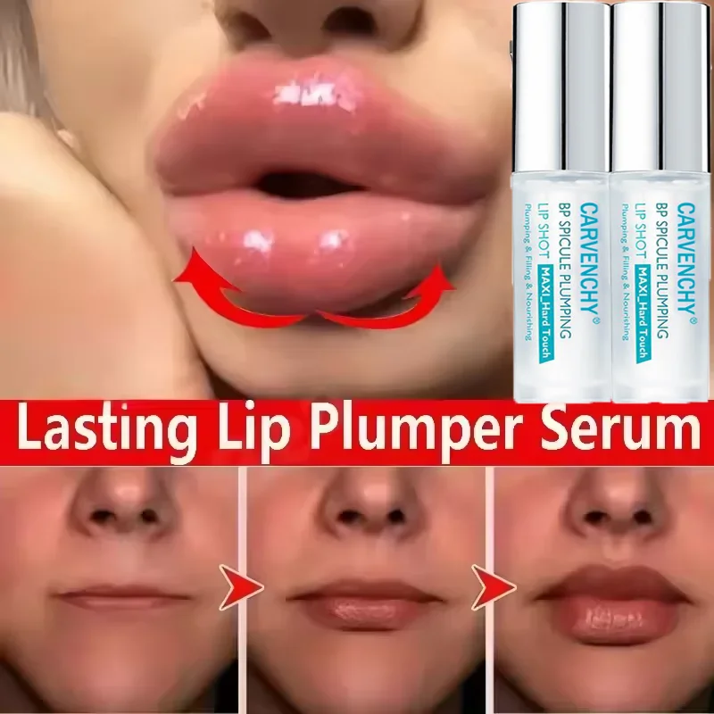 Instant Lip Plump Effect Boost Lip Fullness Improve Elasticity Long-Lasting Moisturizing Sexy Lip Gloss