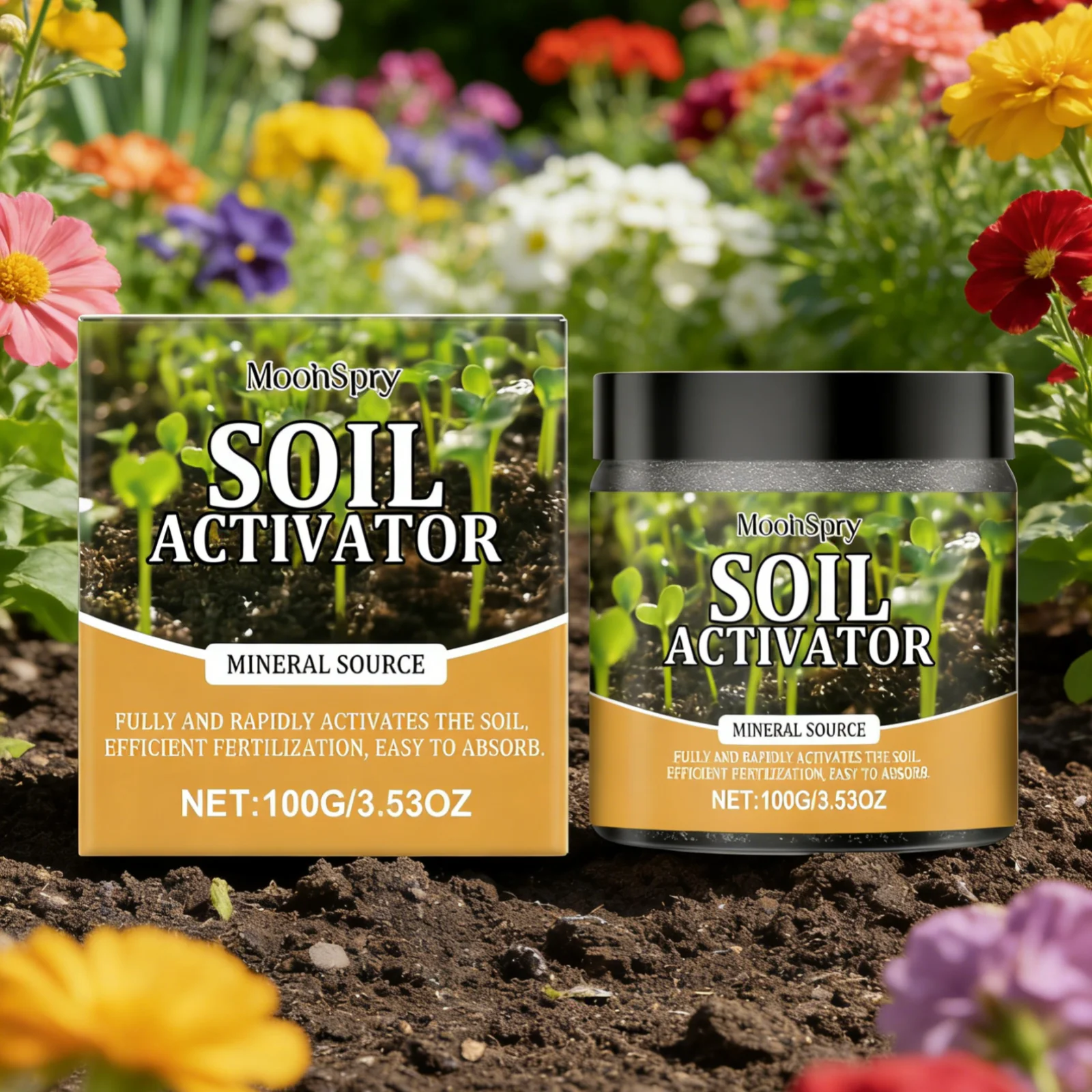 MoonSpry Soil Activator for Plants Efficient Fertilization Promote Root Development Easy Absorb Mineral Source Soil Fertilizer thumbnail 5