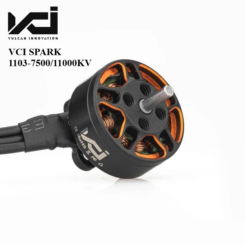 2pcs/lot Genuine VCI SPARK 1103 7500KV 11000KV Micro Brushless Motor Ultralight Upgraded for FPV Drone DIY