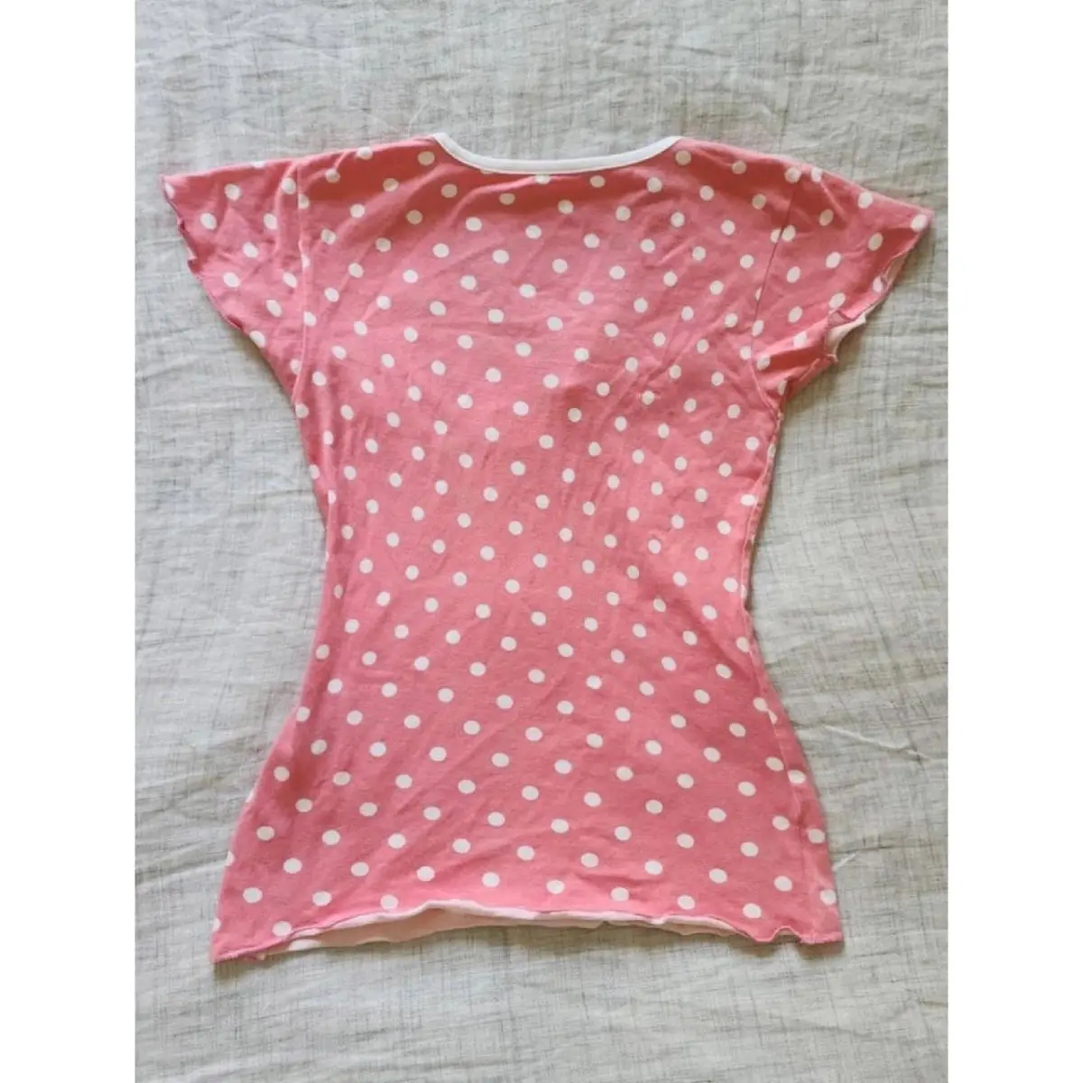 Summer Sweet Retro Polka Dot T-shirts American Subculture Bow Design Short-sleeve Tees Women's Street Hottie Kawaii Chic Tops thumbnail 2