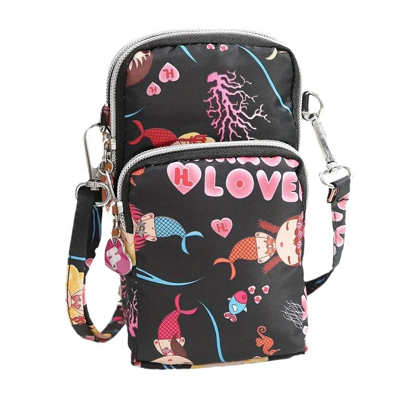 Portable phone bag - stylish new crossbody bag for women - fashionable phone pouch - wristlet wallet thumbnail 2