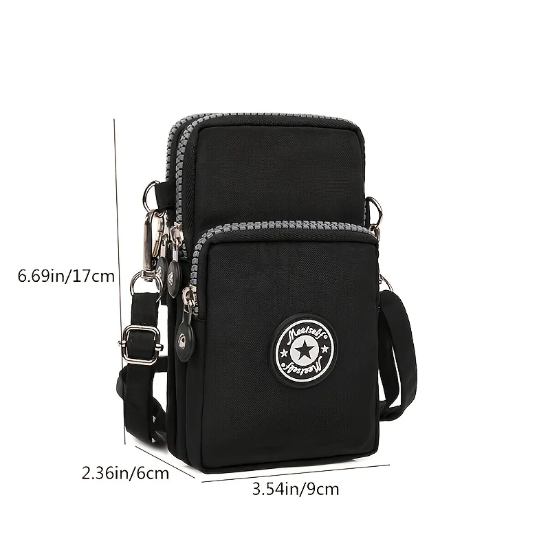 Portable phone bag - stylish new crossbody bag for women - fashionable phone pouch - wristlet wallet thumbnail 3