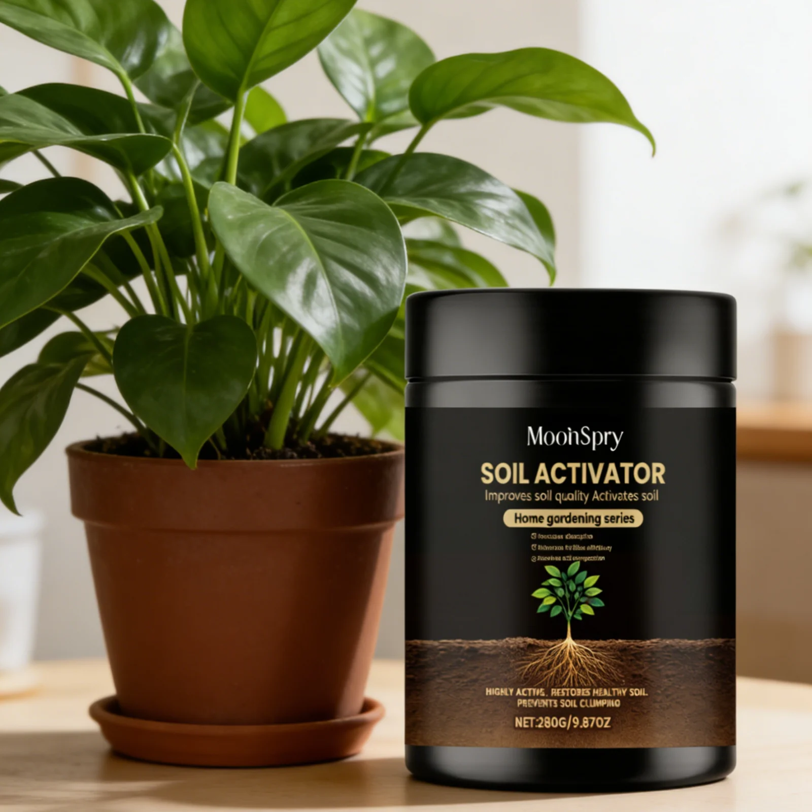 MoonSpry Soil Improver Promotes Nutrient Absorption Enhances Fertilizer Efficiency Enhances Photosynthesis Organic Soil Enhancer thumbnail 6