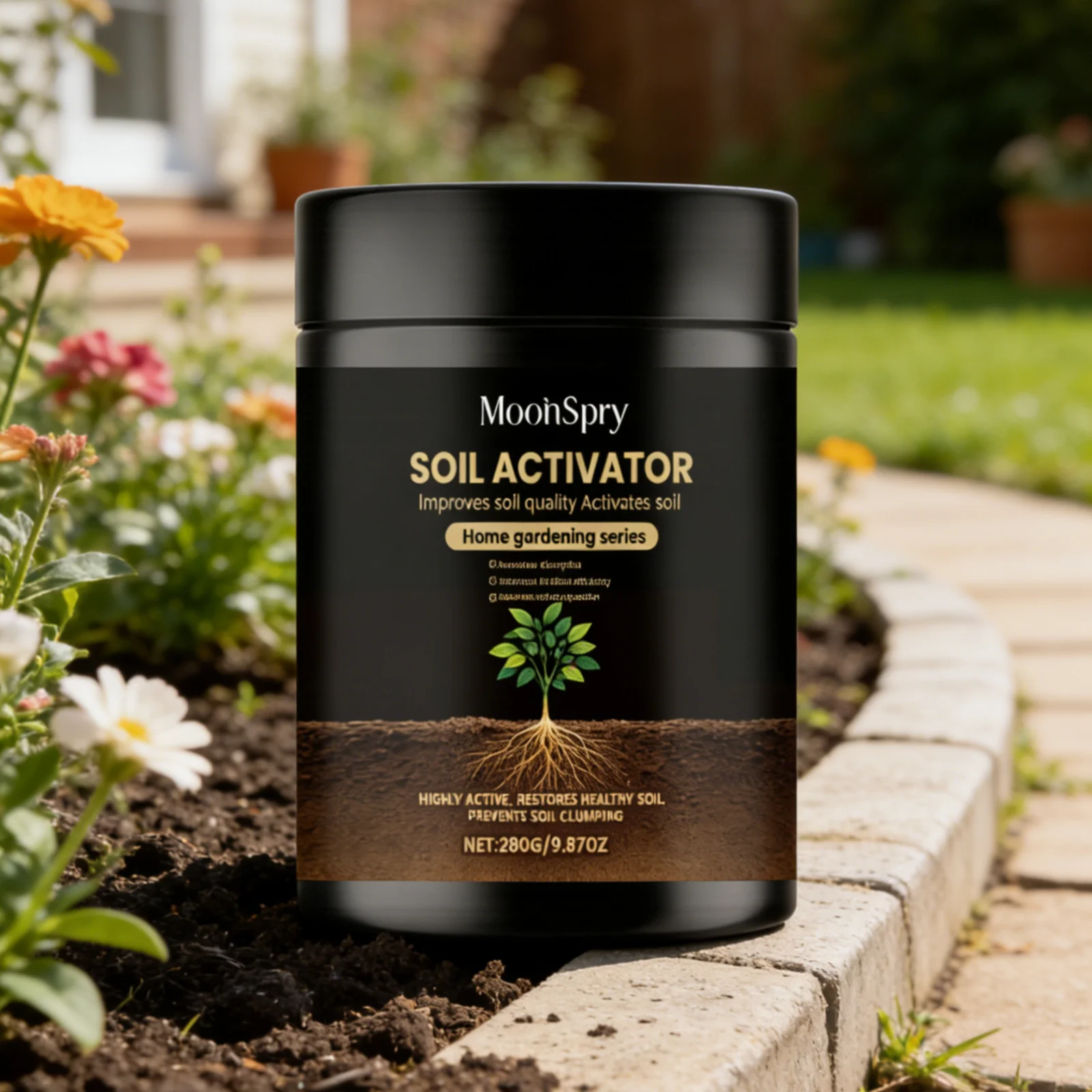 MoonSpry Soil Improver Promotes Nutrient Absorption Enhances Fertilizer Efficiency Enhances Photosynthesis Organic Soil Enhancer thumbnail 5