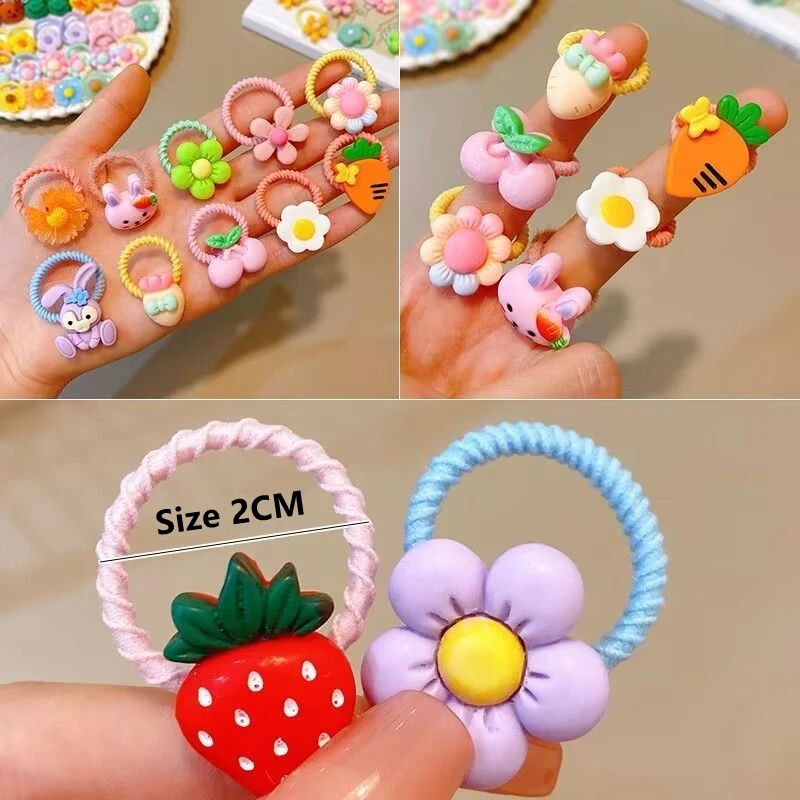 Multiple Mixed Styles Cute Cartoon Hair Band Girls Elastic Hair bands Headwear Kids Hair Accessories Hairwear thumbnail 3