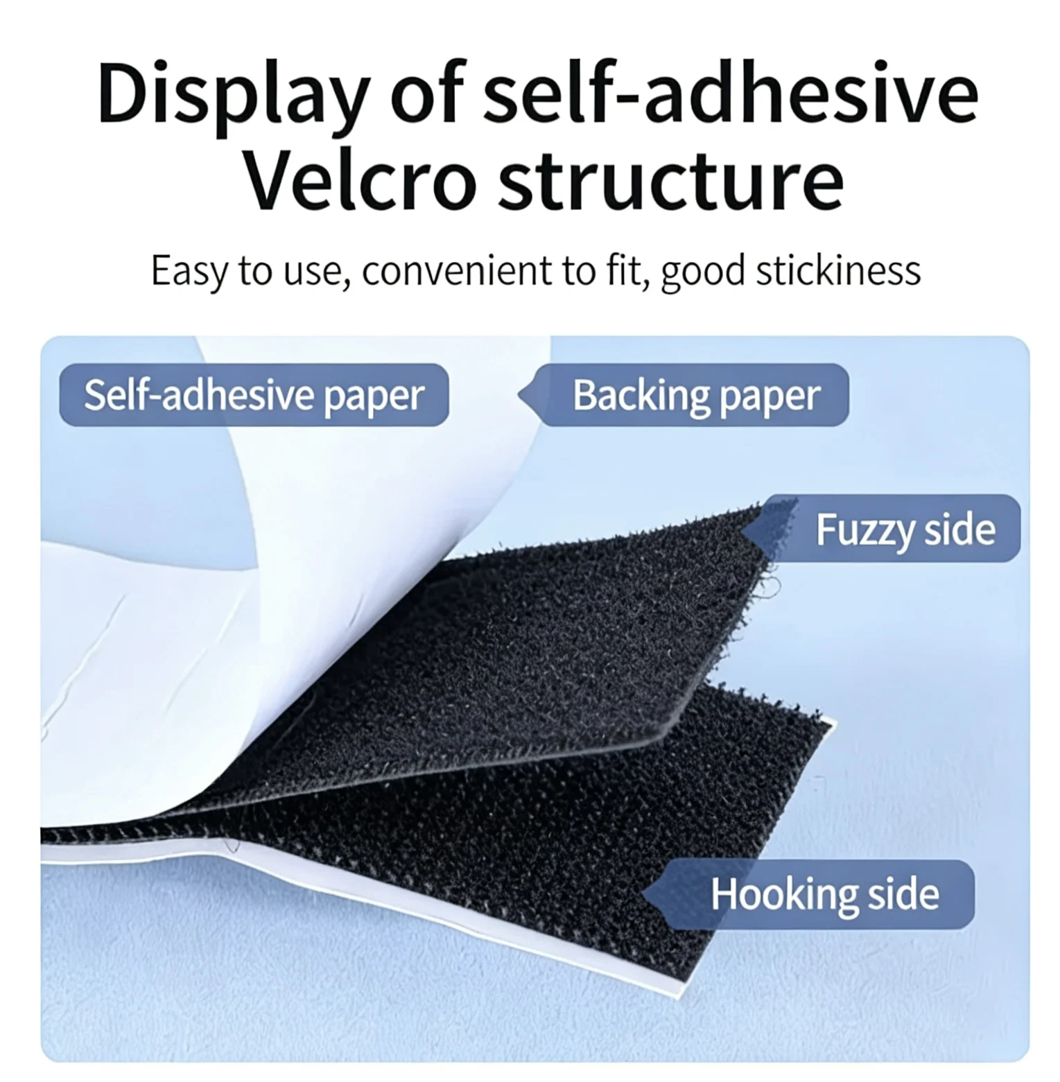 Durable Self Adhesive Hook Loop Fastener Tape Thick Nylon Sticker Strong Adhesive Fastening Roll 1-50 Meters DIY Craft Accessori thumbnail 5