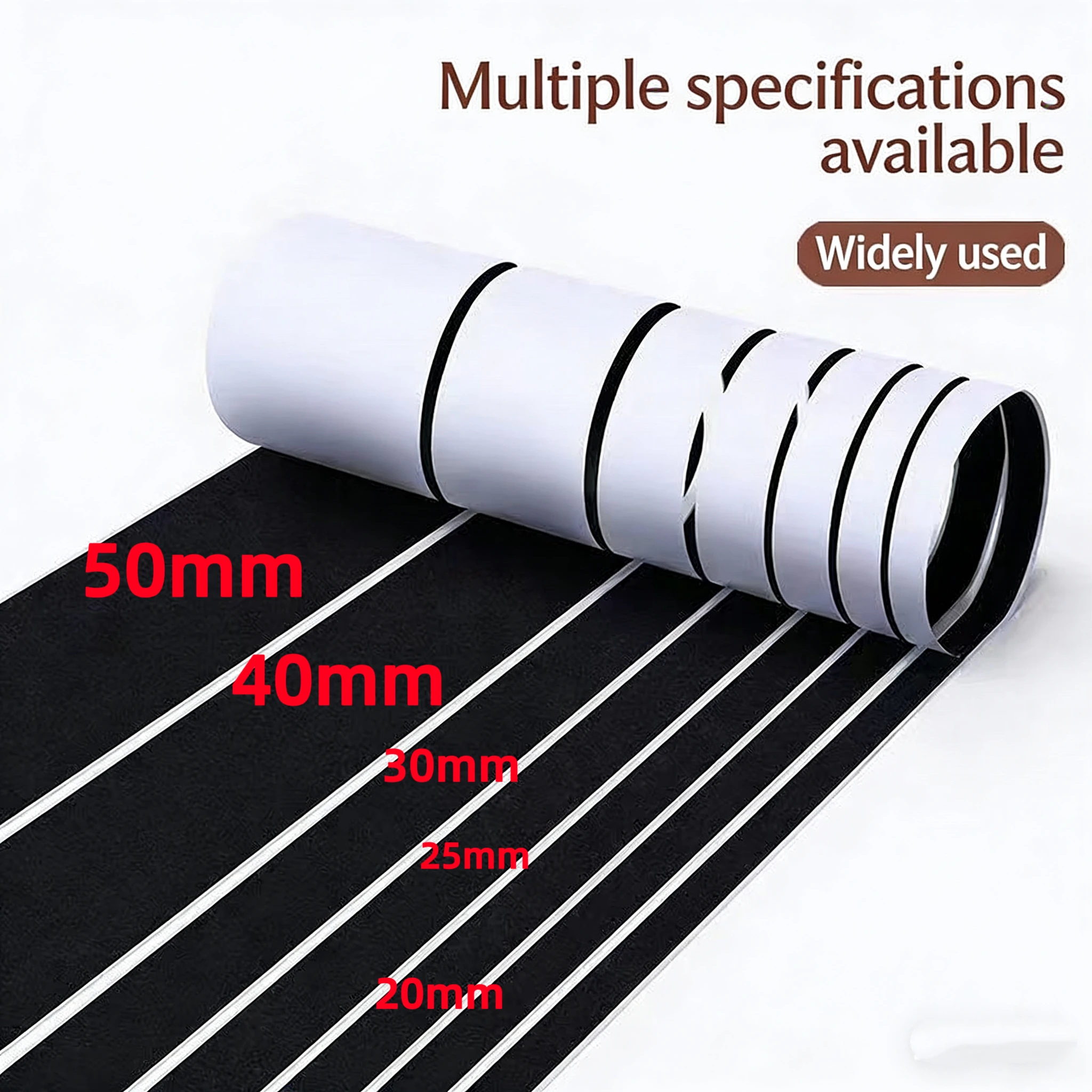 Durable Self Adhesive Hook Loop Fastener Tape Thick Nylon Sticker Strong Adhesive Fastening Roll 1-50 Meters DIY Craft Accessori thumbnail 2