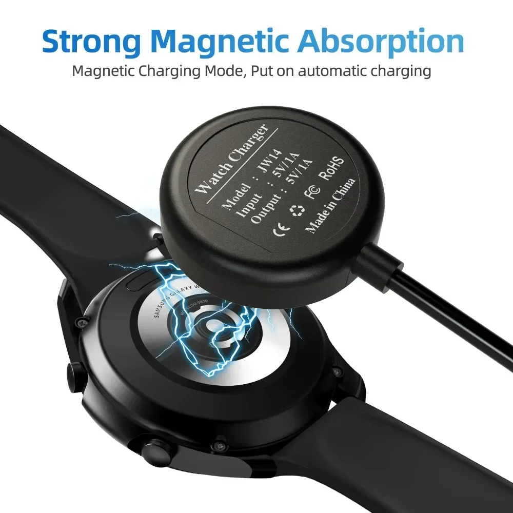 Charger for Samsung Watch Compatible with Galaxy 7/6/6 Classic/5/5 Pro/4/4 Classic Watch-Charger USB Magnetic Charger thumbnail 3