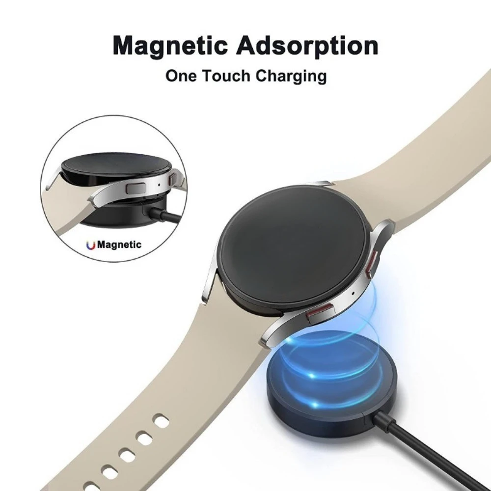 Charger for Samsung Watch Compatible with Galaxy 7/6/6 Classic/5/5 Pro/4/4 Classic Watch-Charger USB Magnetic Charger thumbnail 5