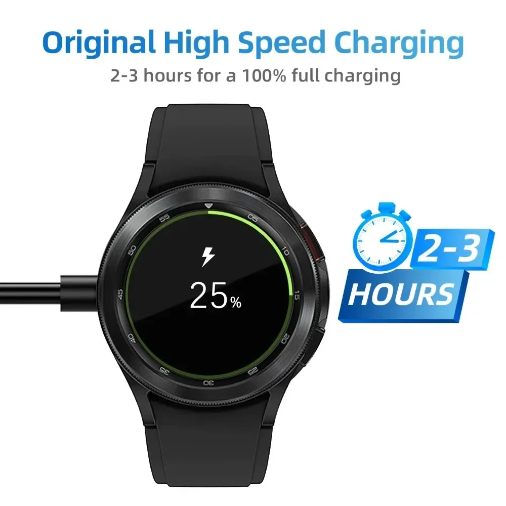 Charger for Samsung Watch Compatible with Galaxy 7/6/6 Classic/5/5 Pro/4/4 Classic Watch-Charger USB Magnetic Charger thumbnail 2