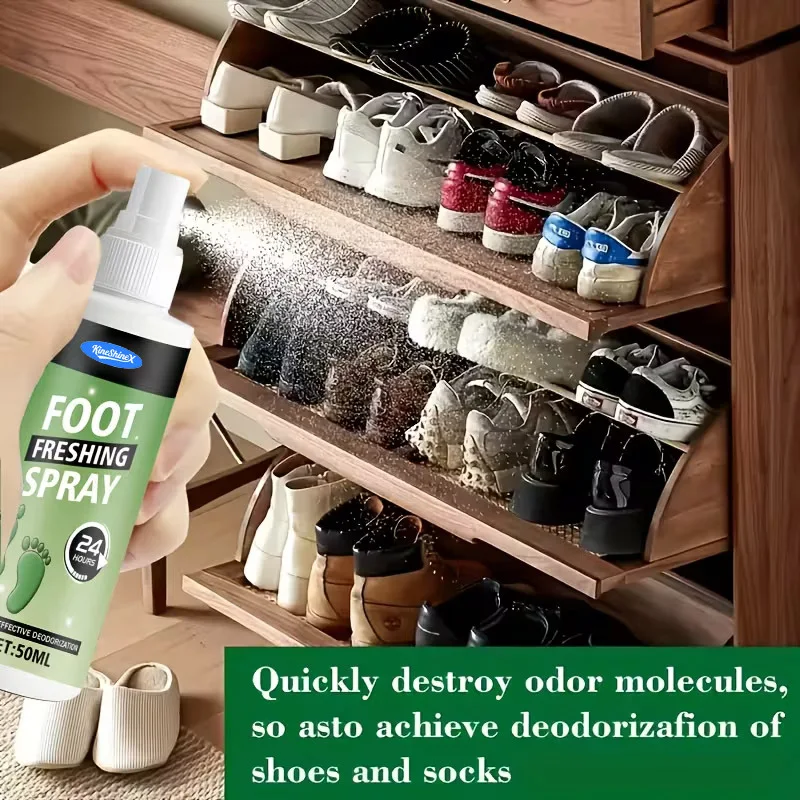 Long-lasting Deodorizing Spray-Suitable for Eliminating Sweat Odor and Shoe Odor,Sock Footwear Care,Providing Lasting Freshness thumbnail 3