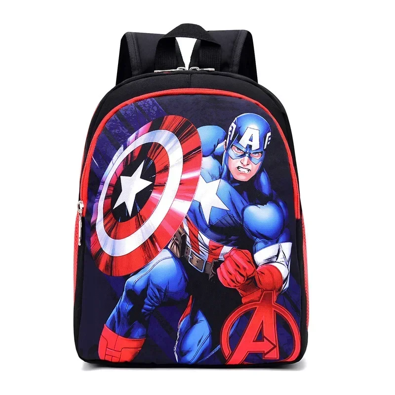 Marvel Bags Spider Man Iron Man Backpack Children Cartoon Captain America Kindergarten School Bag For Boys Schoolbag Gift thumbnail 5