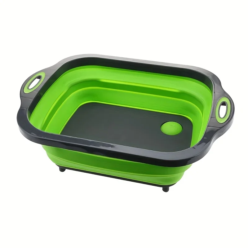Portable Space Saving Basin with Built-in Sink and Storage Function - Perfect for Outdoor Camping Travel Home Folding Basin thumbnail 4