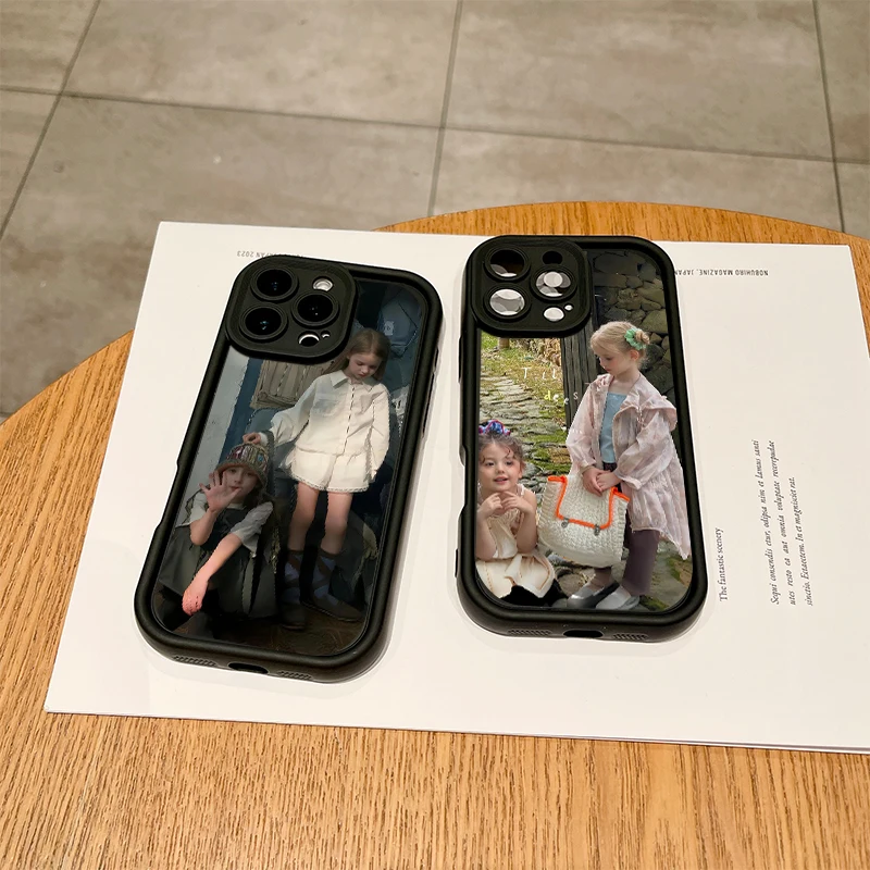Customize DIY Photo Personalized phone case for iPhone 17 16 15 14 13 12 11 Pro e XS Max XR 7 8 Plus SE 2020 Back Cover thumbnail 4