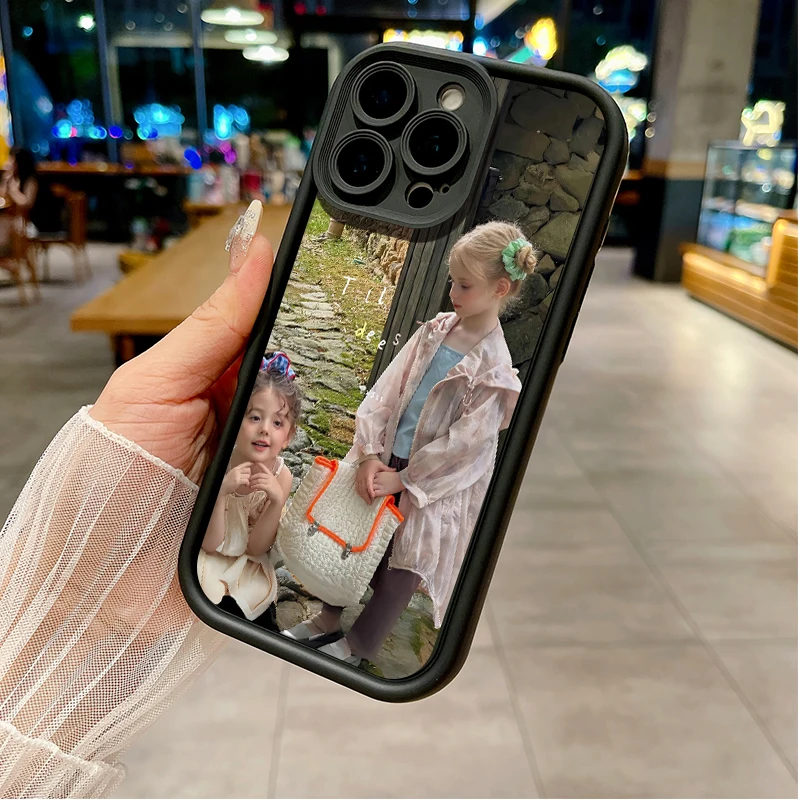 Customize DIY Photo Personalized phone case for iPhone 17 16 15 14 13 12 11 Pro e XS Max XR 7 8 Plus SE 2020 Back Cover thumbnail 6