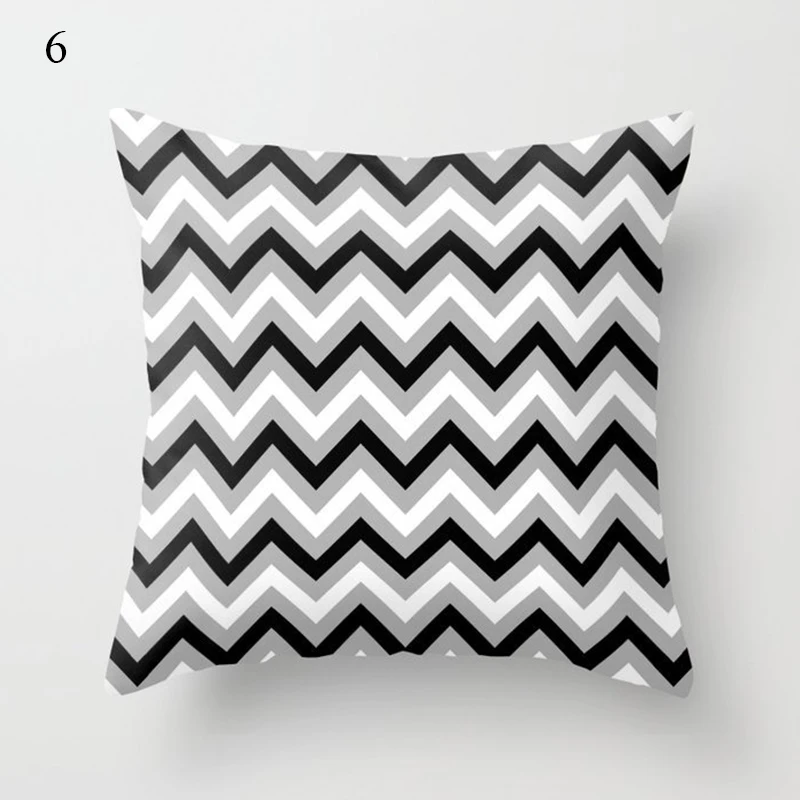 Grey series family pillowcase square  home office cushion cover thumbnail 6