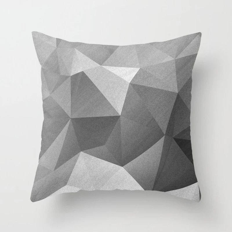Grey series family pillowcase square  home office cushion cover thumbnail 2