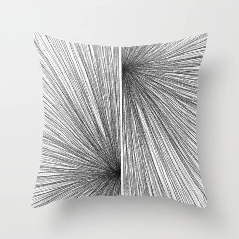 Grey series family pillowcase square  home office cushion cover thumbnail 3
