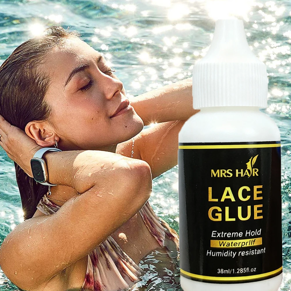 1/3/5 lace glue 38ml Extreme Hold Waterproof Lace Glue Wig Adhesive for Lace Frontal And Full Lace Wigs Durable And Long-Lasting thumbnail 4