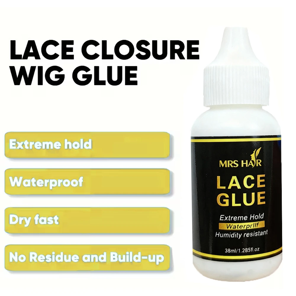 1/3/5 lace glue 38ml Extreme Hold Waterproof Lace Glue Wig Adhesive for Lace Frontal And Full Lace Wigs Durable And Long-Lasting thumbnail 2