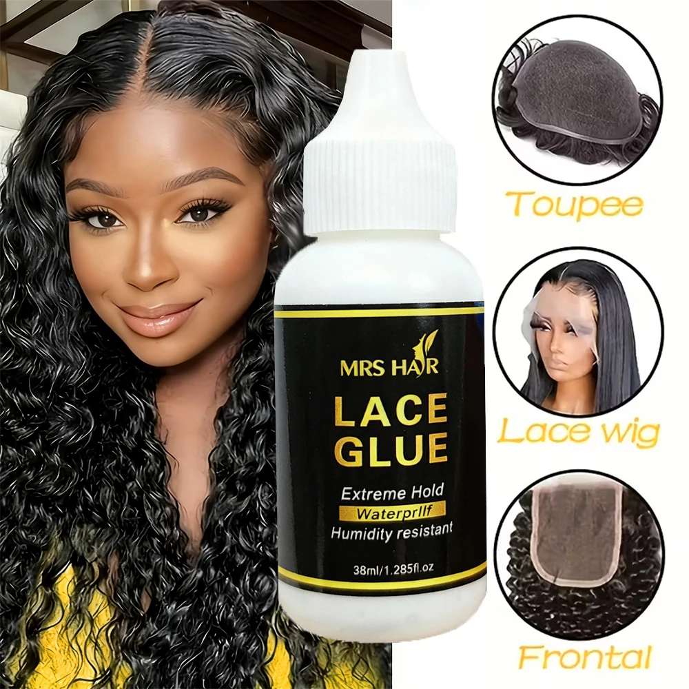 1/3/5 lace glue 38ml Extreme Hold Waterproof Lace Glue Wig Adhesive for Lace Frontal And Full Lace Wigs Durable And Long-Lasting thumbnail 3
