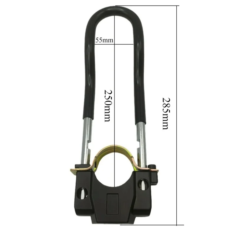 Falante Aluminum Alloy Motorcycle Safety Anti-Theft Front Fork Lock Shock Absorber Fixed Motorcycle Lock for Enhanced Security thumbnail 2