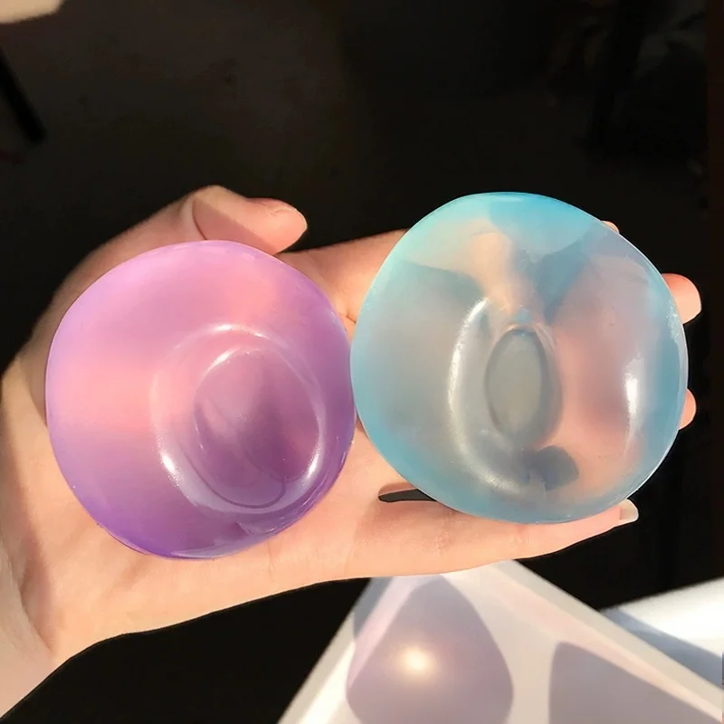 Squishy Plasticity Mochi Squeeze Toys Sensory Fidget Toys Transparent Coconut Oil  Squeeze Toy Stress Relief Sensory Toys Adults thumbnail 4