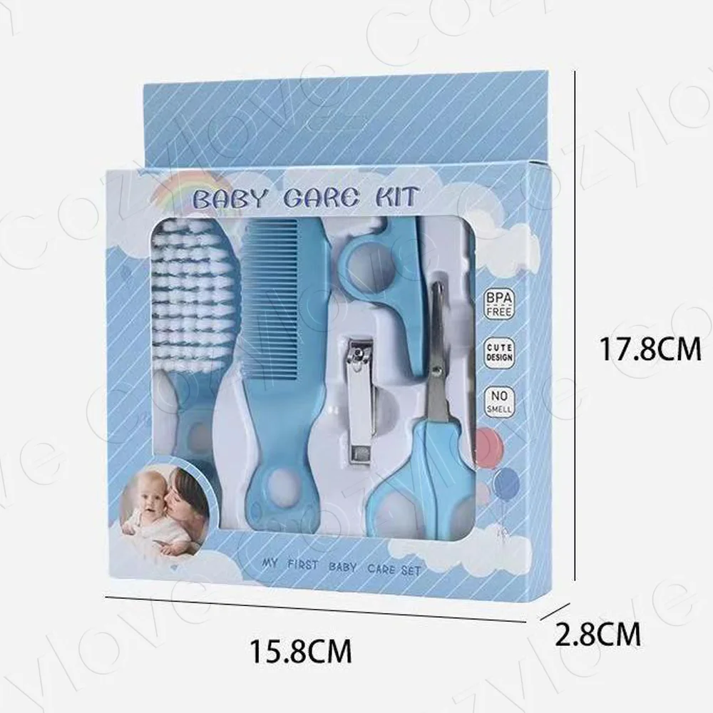 5-in-1 Baby Grooming Kit | Portable Baby Care Set with Brush, Comb, Nail Clippers & Scissors, BPA-Free thumbnail 2
