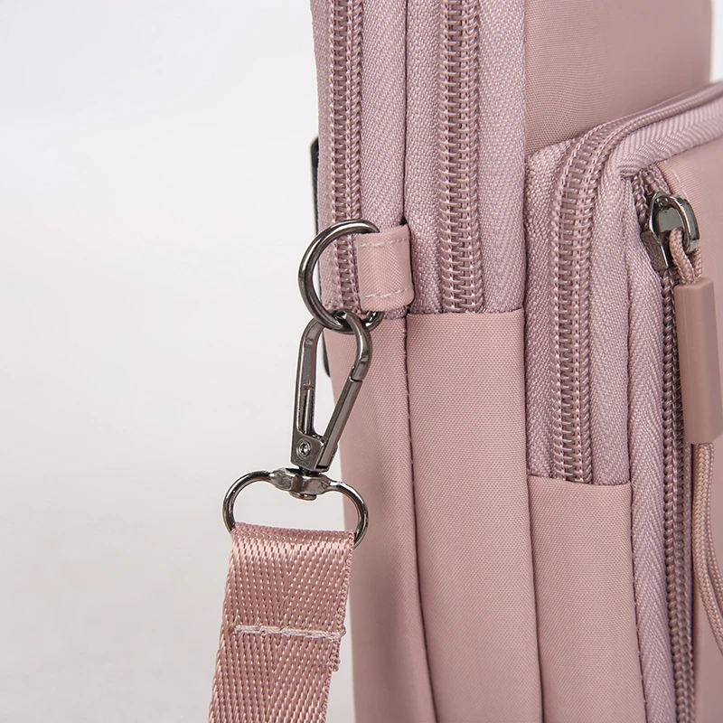 New Women Mobile Phone Bag Nylon Cell Phone Bag Coin Purse Strap Shoulder Bag Small Crossbody Bags for Women Wallet Travel Purse thumbnail 5