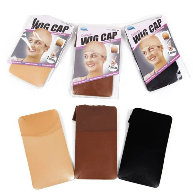 2/6/12pcWig Caps Hair Nets Weave Hairnets Stocking Wig Caps Stretch Mesh Caps Stocking Caps for Making Wigs Free Size thumbnail 4