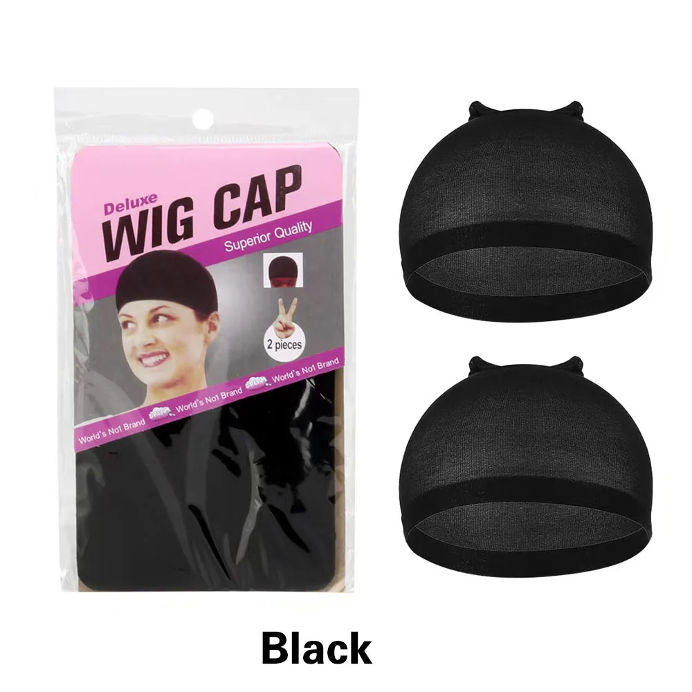 2/6/12pcWig Caps Hair Nets Weave Hairnets Stocking Wig Caps Stretch Mesh Caps Stocking Caps for Making Wigs Free Size thumbnail 2