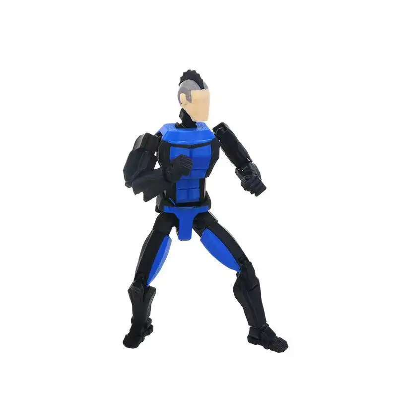 3d Printed Blue-Masked Invincible T13 Dummy13 Multi-Jointed Movable 3d Printed Shapeshift Toys Action Figure Custom Toy thumbnail 4