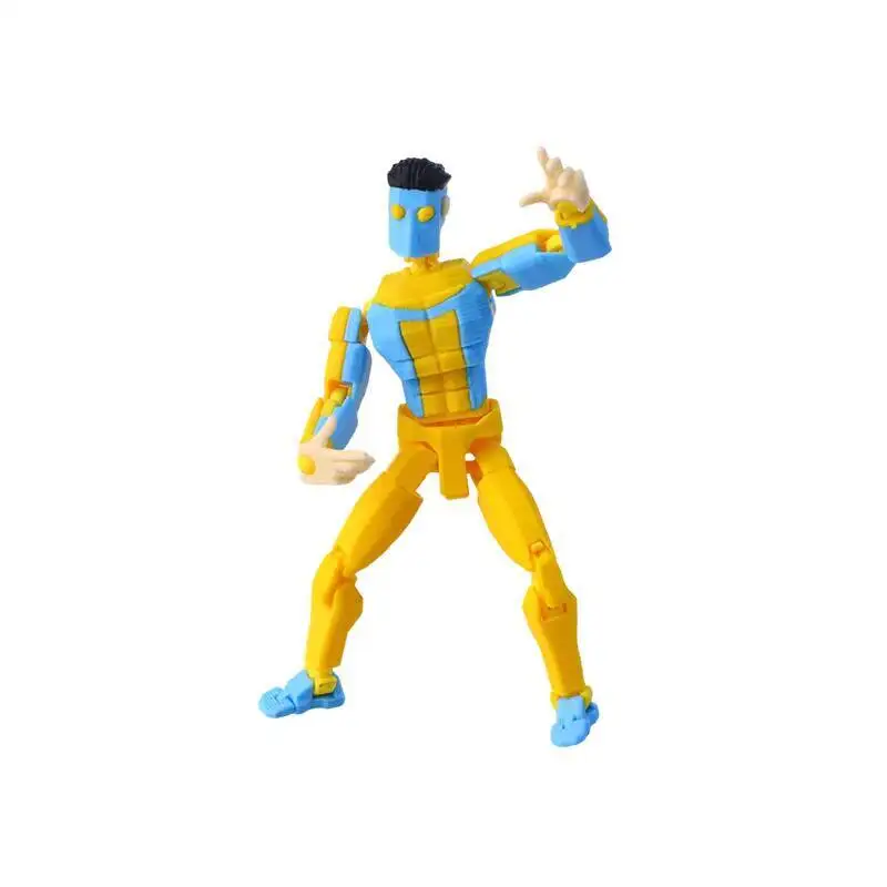 3d Printed Blue-Masked Invincible T13 Dummy13 Multi-Jointed Movable 3d Printed Shapeshift Toys Action Figure Custom Toy thumbnail 3