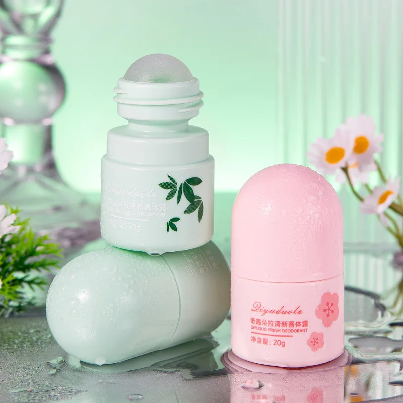 Sakura Scent Roll On Deodorant 20ml Long Lasting Natural Fragrance Perfume Fresh Aroma For Women Men Summer Odor Removal Roll-on thumbnail 5