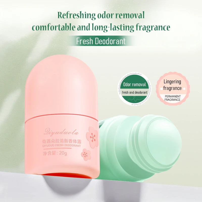 Sakura Scent Roll On Deodorant 20ml Long Lasting Natural Fragrance Perfume Fresh Aroma For Women Men Summer Odor Removal Roll-on thumbnail 3