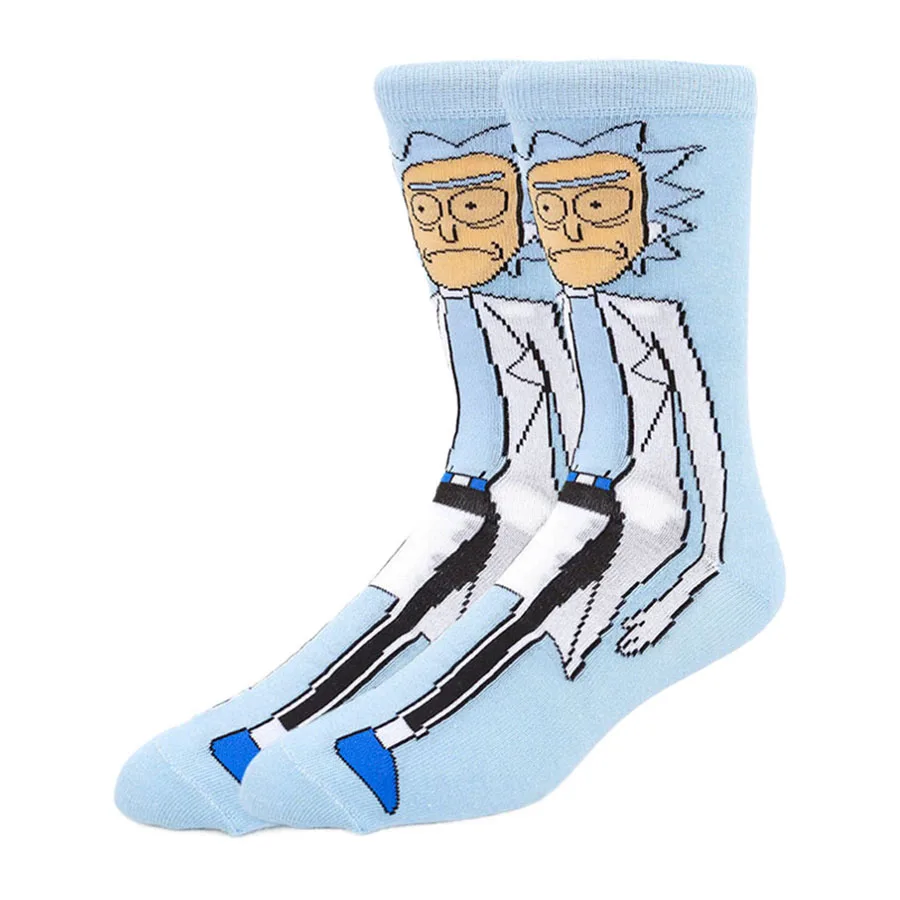 5/10/15pairs Hip Hop Street Cartoon Socks Men Women Anime Fashion Novelty Funny Casual Crew Socks thumbnail 2