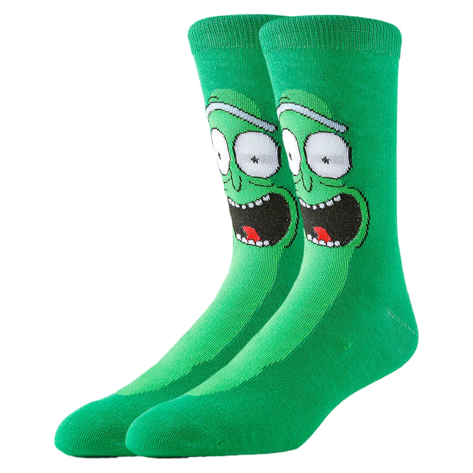 5/10/15pairs Hip Hop Street Cartoon Socks Men Women Anime Fashion Novelty Funny Casual Crew Socks thumbnail 5