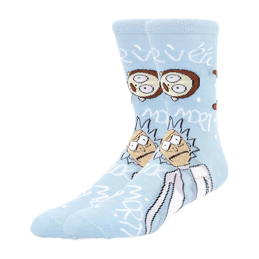 5/10/15pairs Hip Hop Street Cartoon Socks Men Women Anime Fashion Novelty Funny Casual Crew Socks thumbnail 6