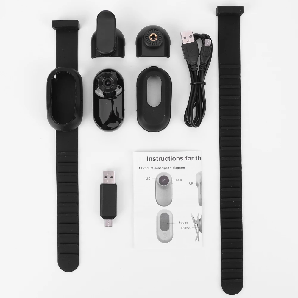 Pet Tracker Collar for Dog Cat Wearable Mini Sport/Action Camera HD 1080P Wireless Dog Collar Camera Video Recorder Device thumbnail 4