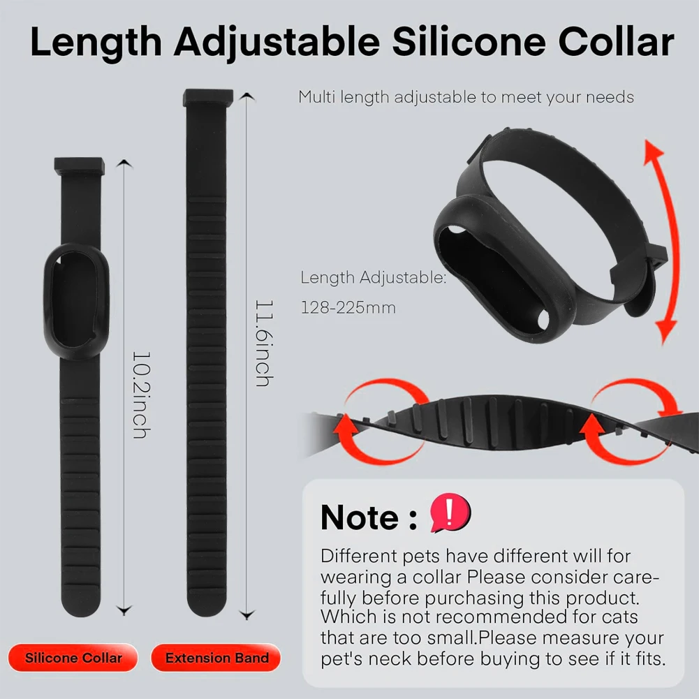 Pet Tracker Collar for Dog Cat Wearable Mini Sport/Action Camera HD 1080P Wireless Dog Collar Camera Video Recorder Device thumbnail 6