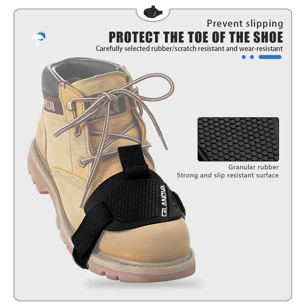 Waterproof Motorcycle Shift Pad Gear Shoes Protective Motorbike Gears Shifter Men Protector Motocross Boots Cover Accessories thumbnail 3