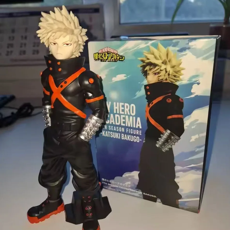 Hot 21cm Anime My Hero Academia Katsuki Bakugo PVC Action Figure Kids Collection Model Toy Gift thumbnail 2