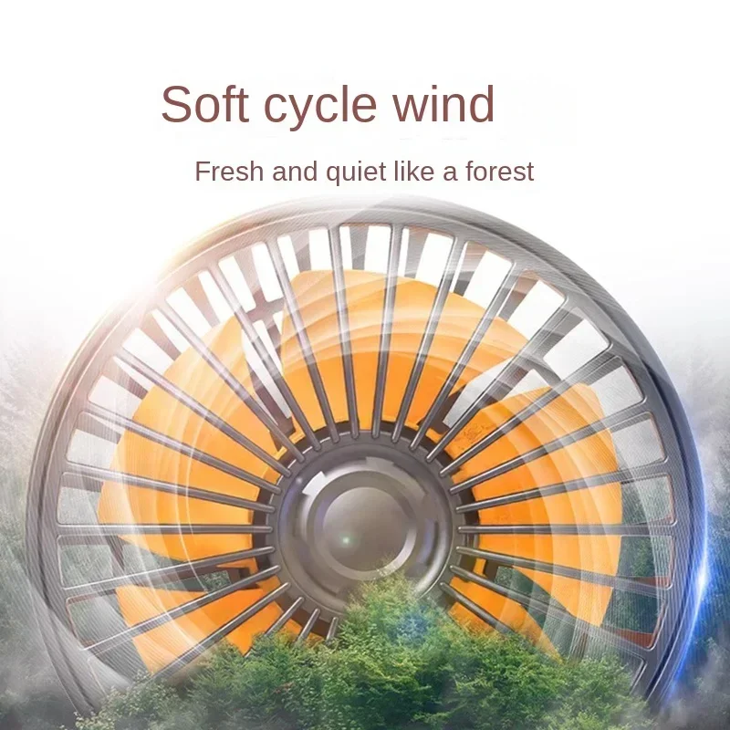 Car Fan 360° Adjustable 3 Head Air Fan Automotive Electric Fan USB/12V/24V Fan 2 Speeds Car Silent Fan For Home Desk Office&Car thumbnail 4
