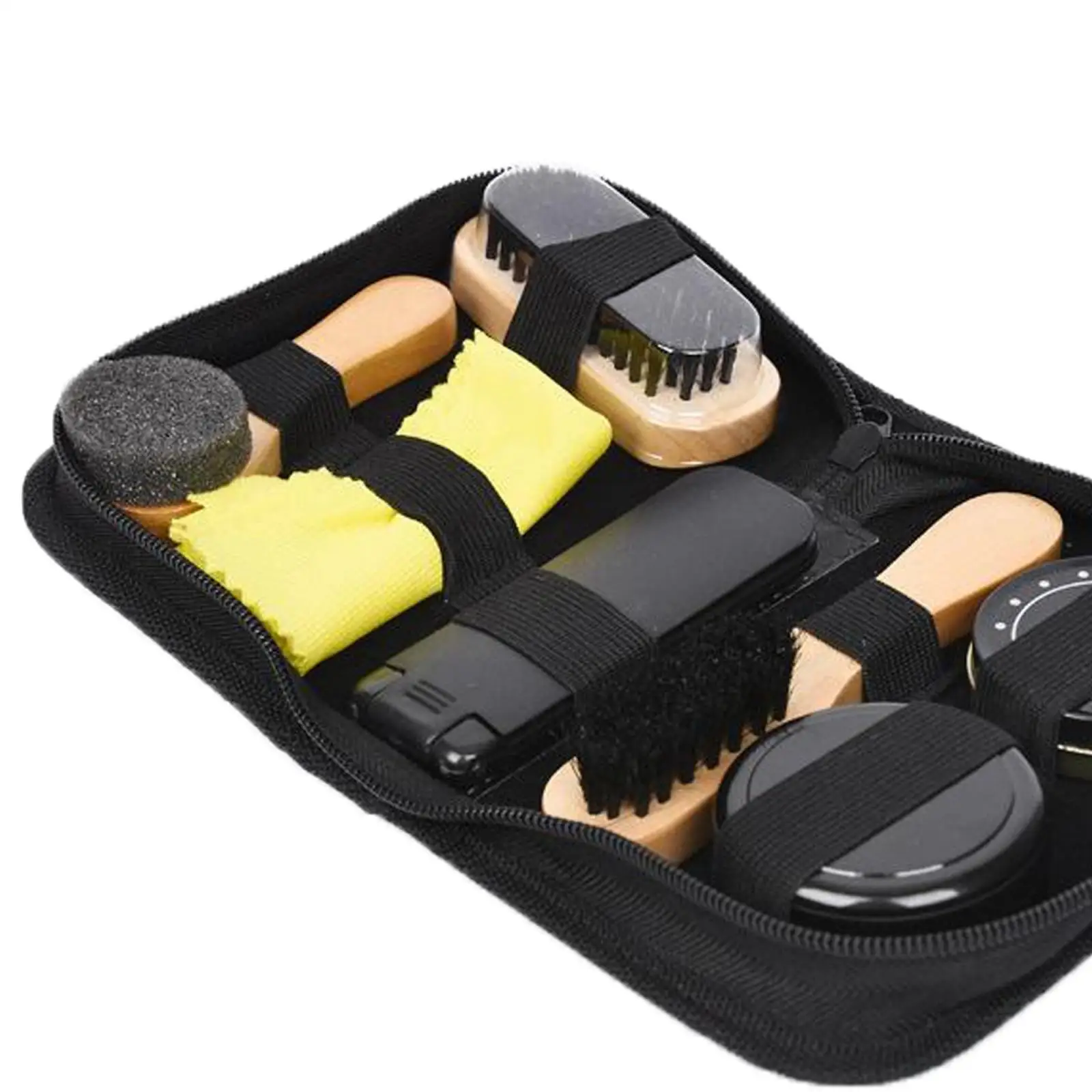 7 in 1 Polishing Brush Set Boots Care Kits Clean Shine Care Kit Portable Shoe Polish Oil Travel Kit for Boots Shoes thumbnail 4
