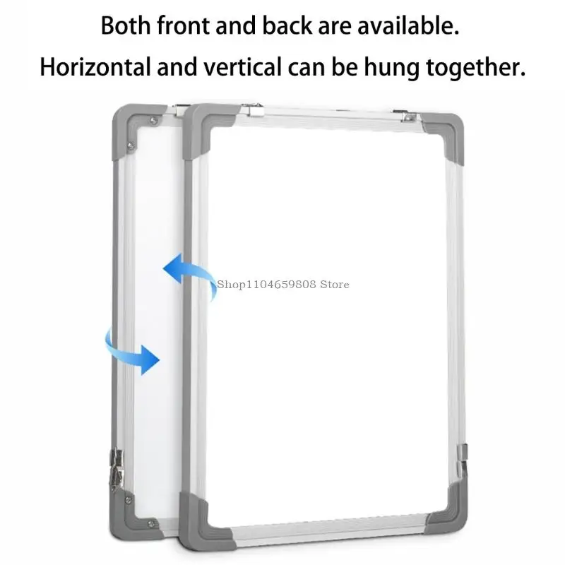 Double Purpose Whiteboard Chalkboard Aluminum Frame Wall Mounted Erasable Board 30x40cm For School Or Office thumbnail 5