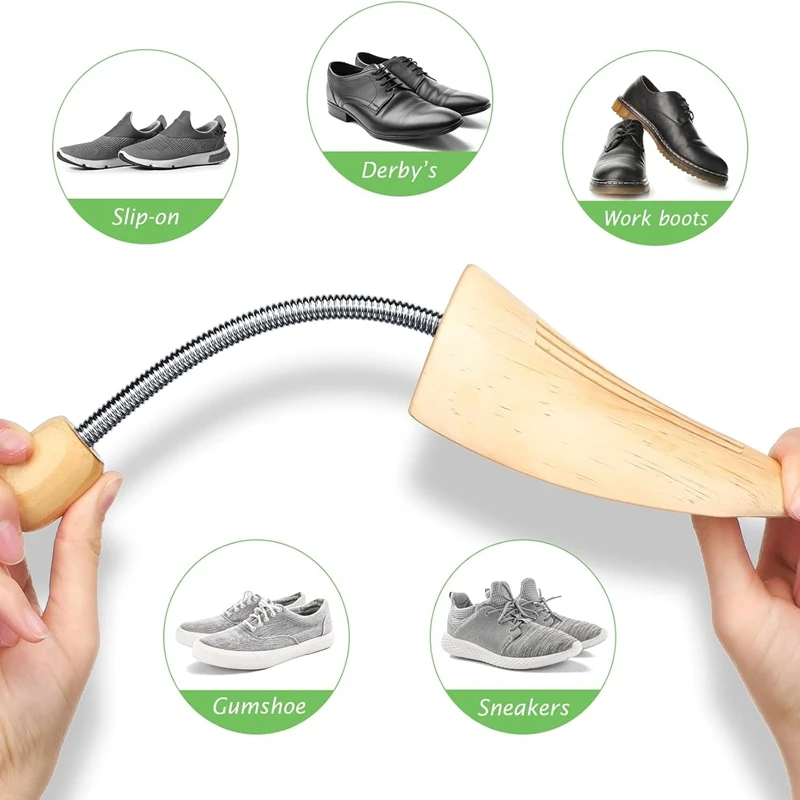 2Pcs/4Pcs Support Shoes Tree Anti Deformation Stretcher Wooden Shoe Trees for Men Women Internal Shaping Anti Wrinkle Shoe Lasts thumbnail 6