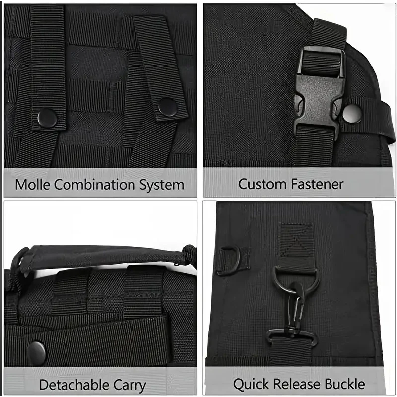 Outdoor Tactical Military Rifle Bag Handheld Shotgun Molle Sports Shoulder Bag for Hunting Paintball Gun Colorful thumbnail 5