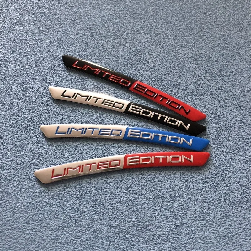 Limited Edition 4PCS Alloy Car Wheel For Rim Sticker Tire Hub Decorative Strip Exterior Accessories Decal thumbnail 5