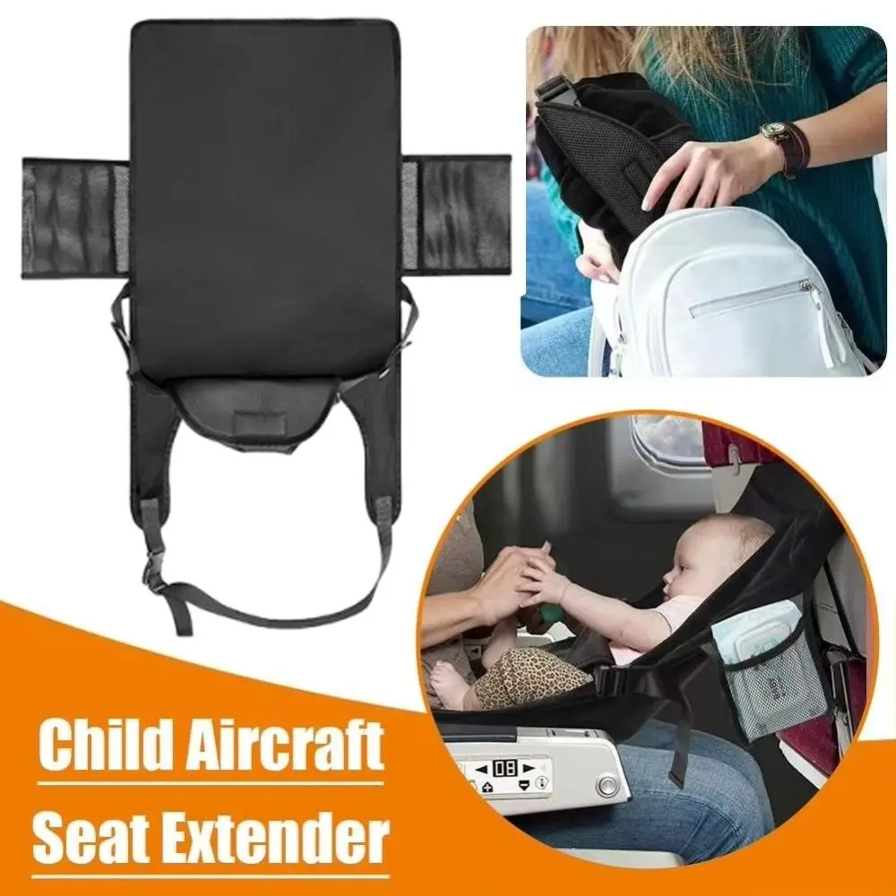 Portable Airplane Seat Extender Safety Adjustable Toddler Travel Bed Comfortable Breathable Car Sleep Crib Baby Plane thumbnail 3