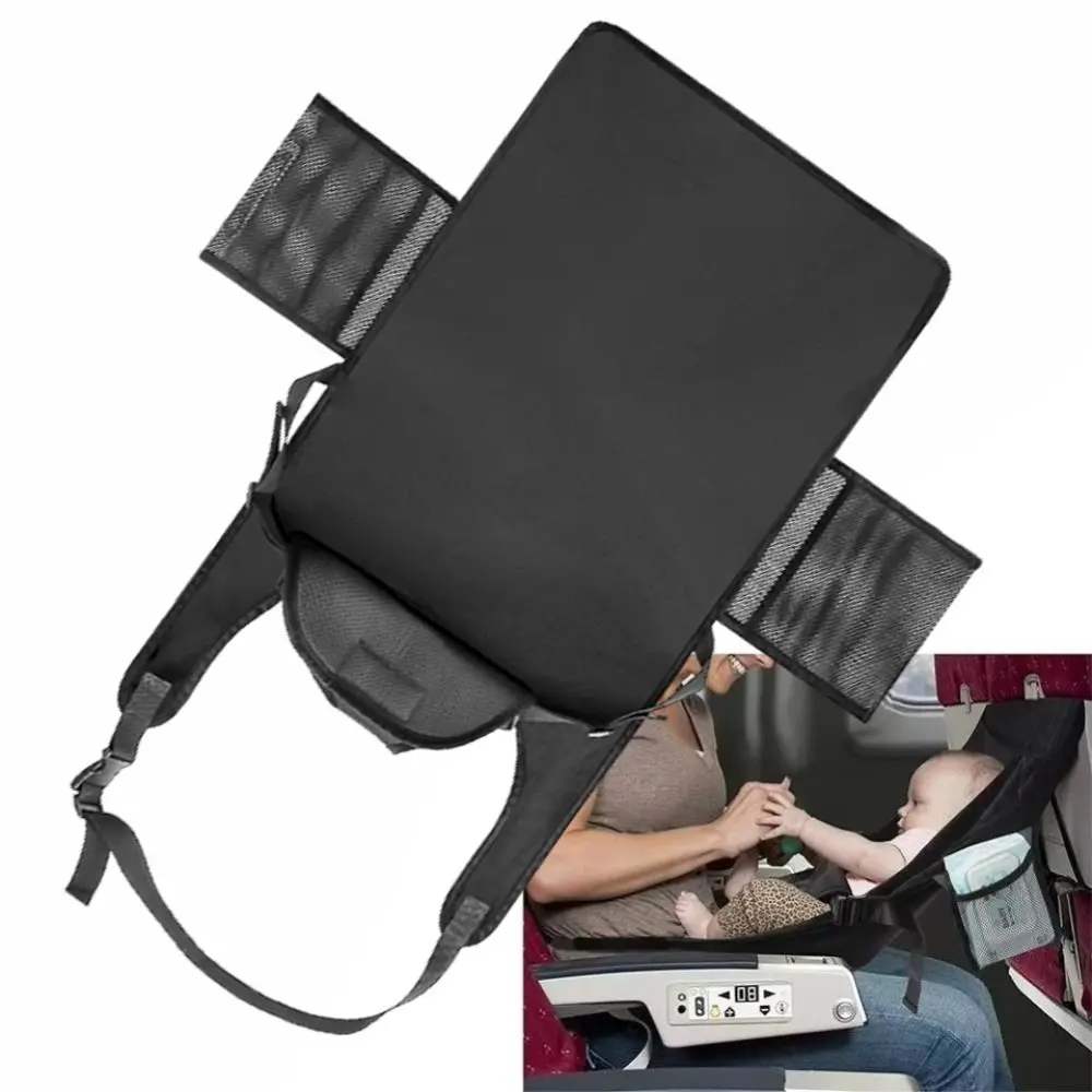 Portable Airplane Seat Extender Safety Adjustable Toddler Travel Bed Comfortable Breathable Car Sleep Crib Baby Plane thumbnail 2